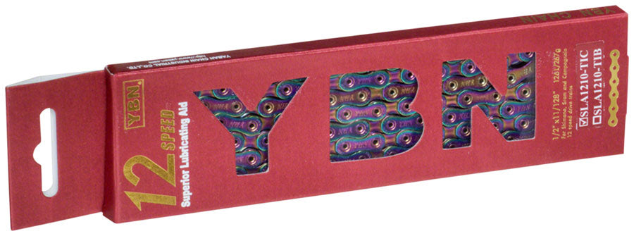 Ybn Ti Nitride Chain 12 Speed, 126 Links, Rainbow