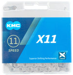 Kmc X11 Chain 11 Speed, 118 Links, Gray