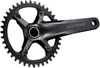 Shimano GRX FC-RX600-1 Crankset, 165mm, 1x11-Speed, 40T, 110 BCD, Hollowtech II, Black