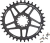 Wolf Tooth Elliptical Direct Mount Chainring, 34t, SRAM 8-Bolt 3mm Offset, Drop-Stop B, Black