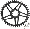 Wolf Tooth Elliptical Direct Mount Chainring, 38t, SRAM 8-Bolt 6mm Offset, Drop-Stop B, Black