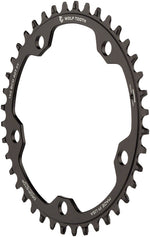 Wolf Tooth 130 BCD Road and Cyclocross Chainring - 42t, 130 BCD, 5-Bolt, Drop-Stop, 10/11/12-Speed Eagle and Flattop Compatible, Black