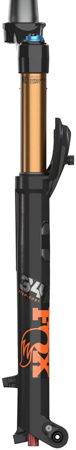 2023 22, 34, K, Float Sc, 29in, F S, 120, Fit4, 3 Pos Adj, Shiny Blk, Orange/Gloss Blk Logo, Kabolt 110, Blk, 1.5 T, 51mm Rake, Am