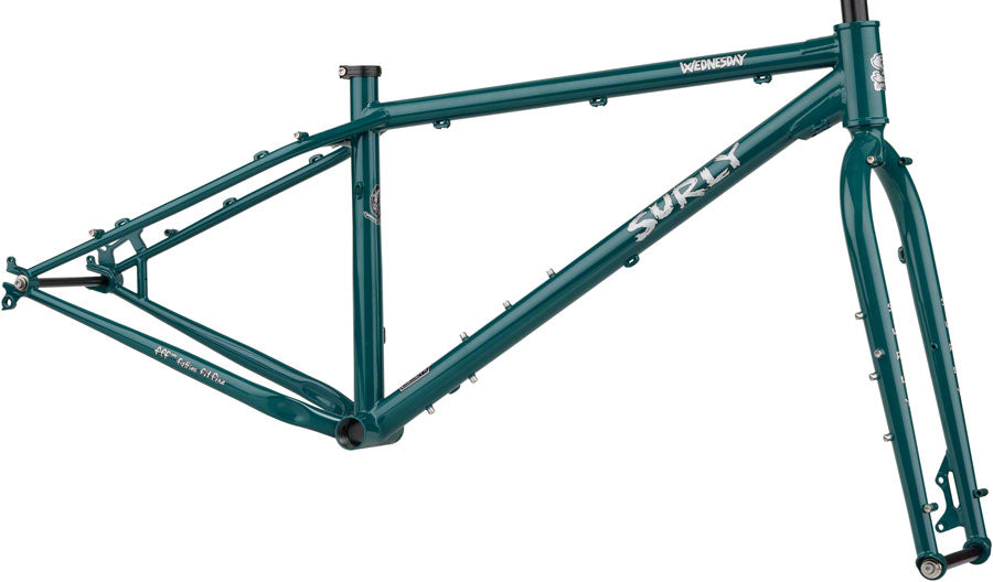 Surly Wednesday Fat Bike Frameset - 26", Steel, OG Algae, Small