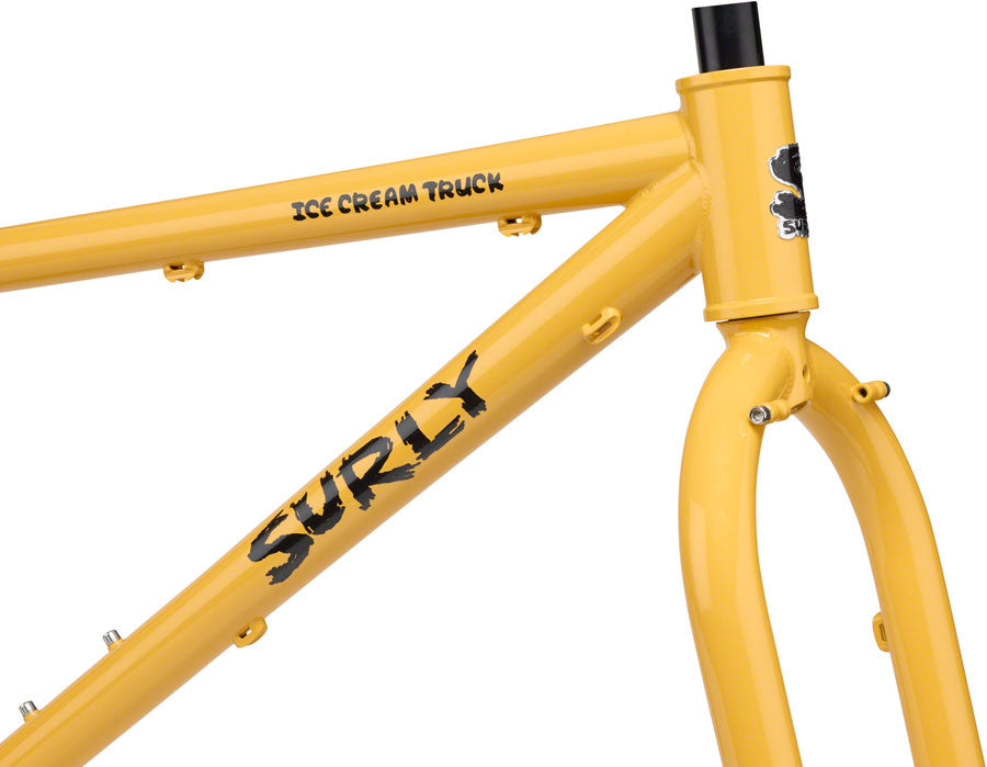 Surly Ice Cream Truck Fat Bike Frameset - 26", Steel, Warm Cheese, Medium