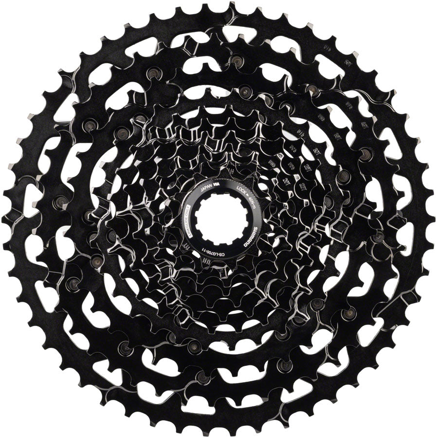 Shimano CUES CS-LG700-11 Cassette - 11 Speed, 11-50t, LINKGLIDE, Black
