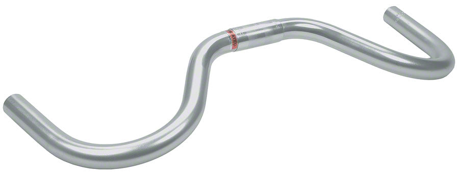 Nitto RM-016 Moustache Handlebar, 25.4mm Clamp, 515mm, Silver