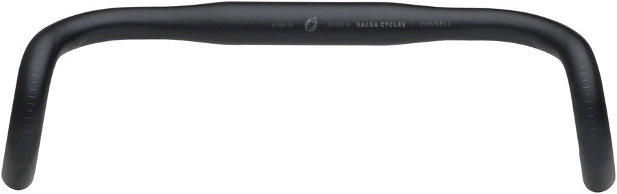 Salsa Cowbell Drop Handlebar Aluminum, 31.8mm, 38cm, Black