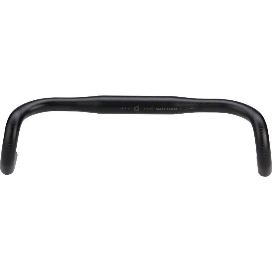 Salsa Cowbell Drop Handlebar Aluminum, 31.8mm, 42cm, Black (square)