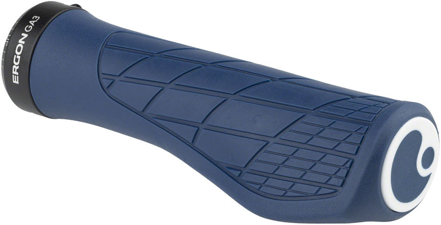 Ergon Ga3 Grips Nightride Blue, Lock On, Small