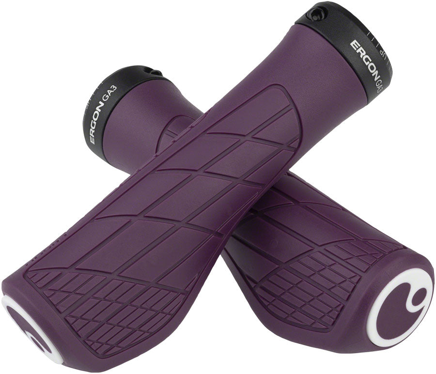 Ergon Ga3 Grips Purple Reign, Lock On, Small