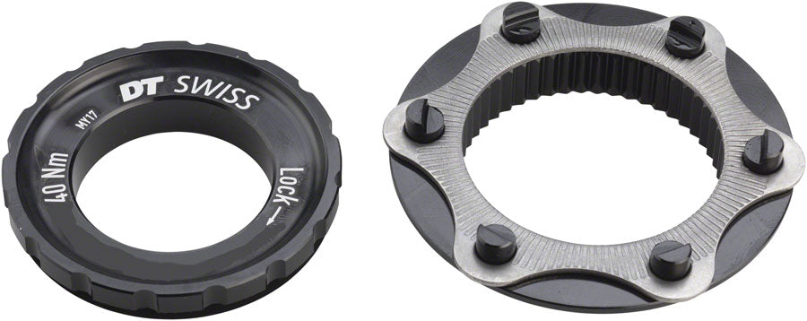 Brake Part Dt Disc Adapter Mtb Cl To 6 B F/15mm Axle Bk (J)