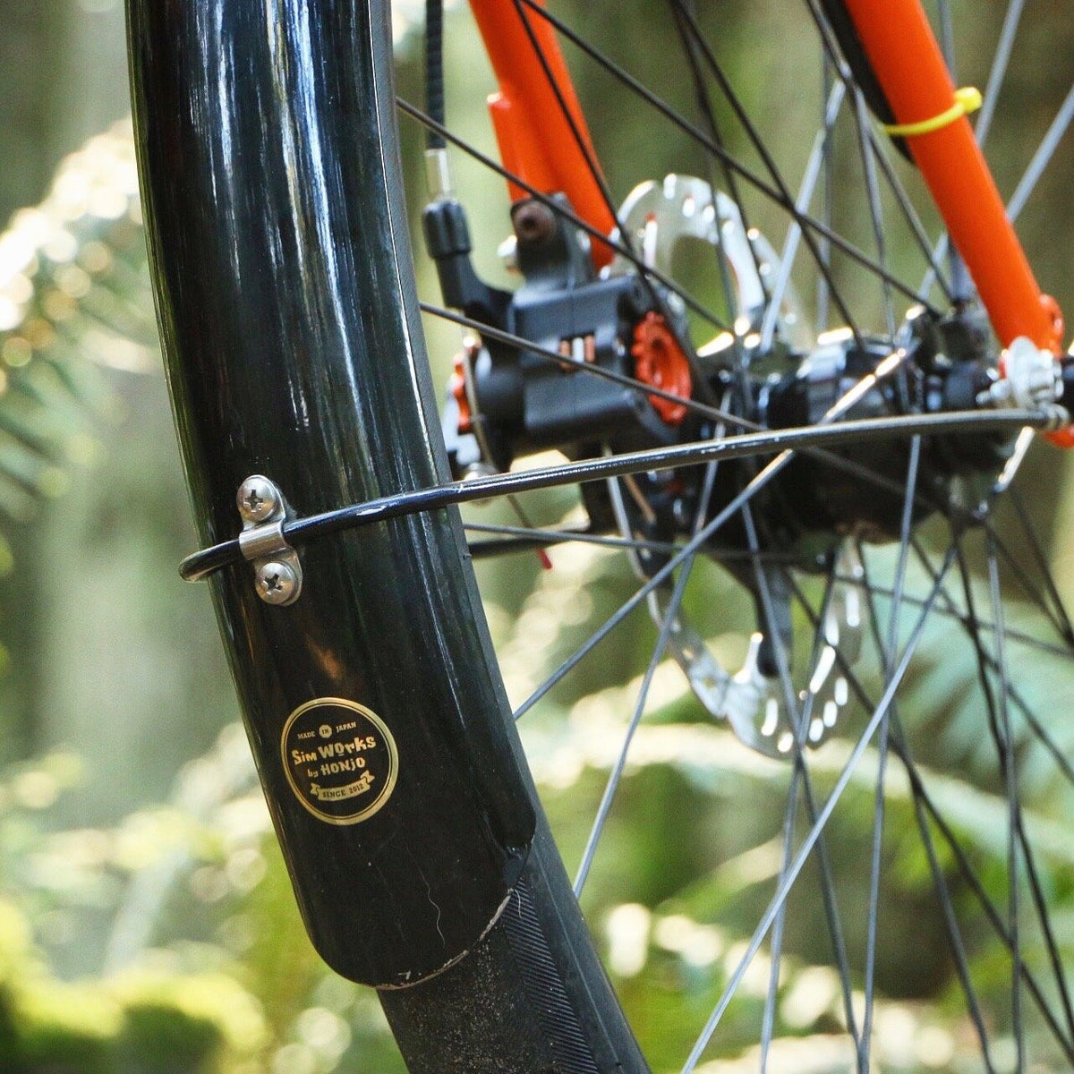 SimWorks by Honjo Smooth 62 Fenders - 650b, Black