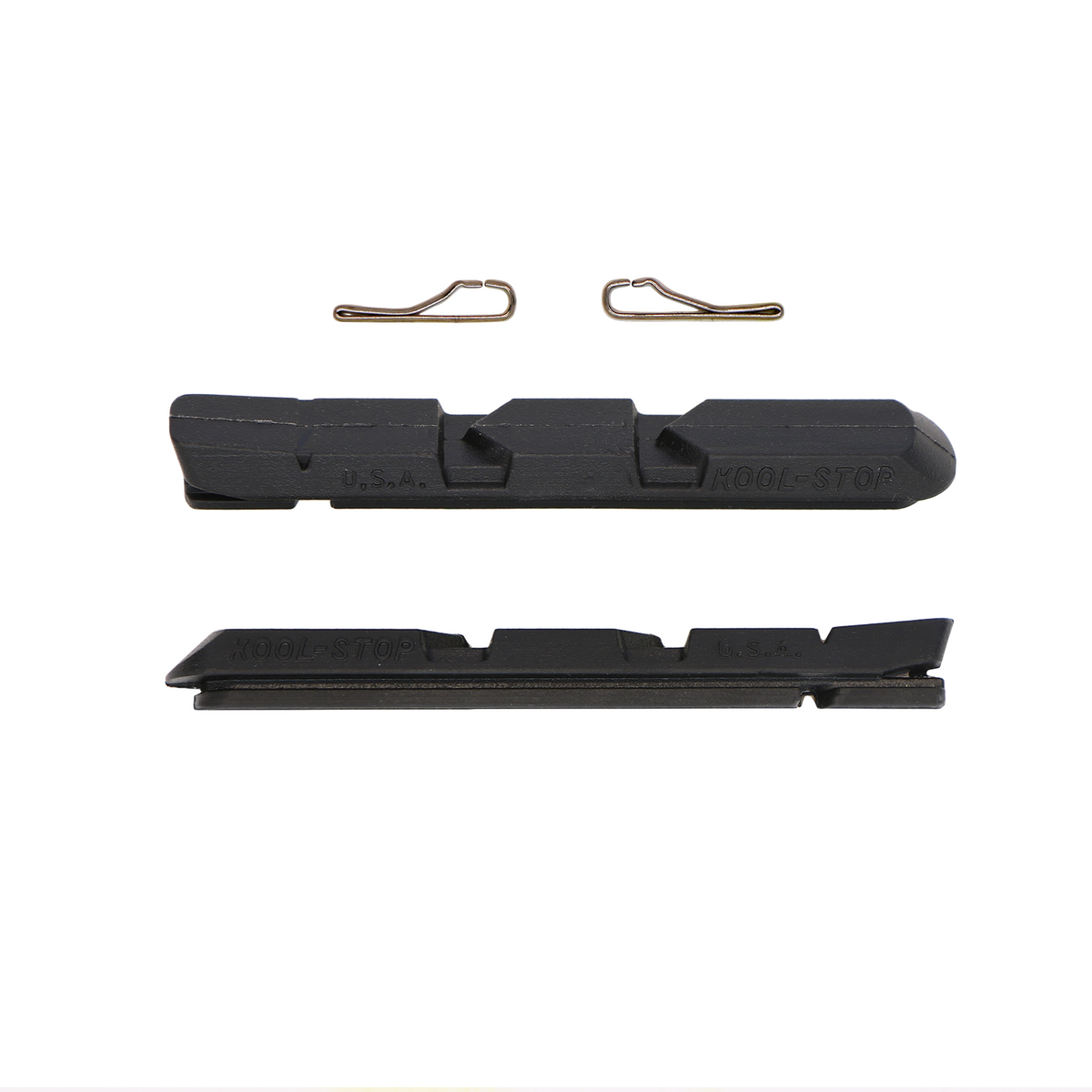 Kool Stop V-Type Brake Pad Inserts (Pair) - V-Type Black