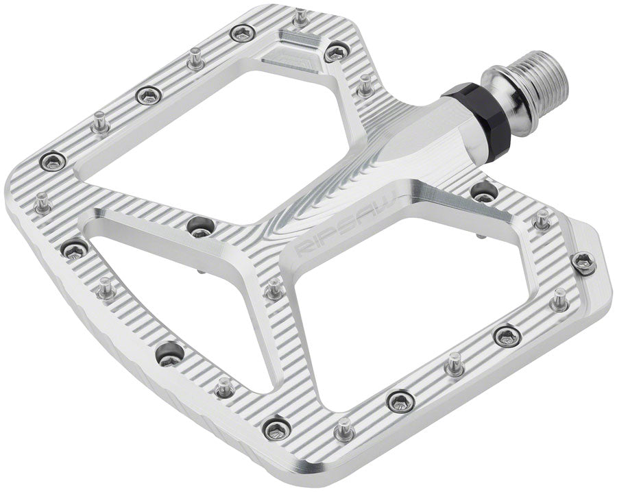 Wolf Tooth Ripsaw Aluminum Pedals - Platform Aluminum 9/16 Black Orange