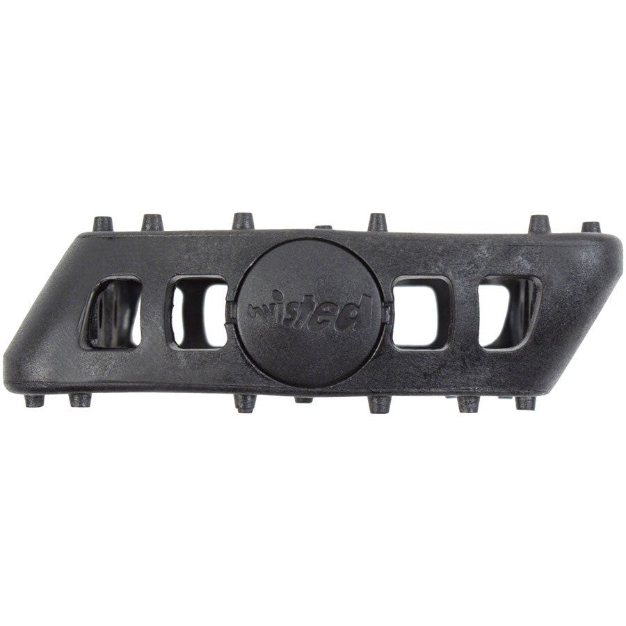 Odyssey Twisted PC Pedals - Platform, Composite/Plastic, 9/16", Black (square)