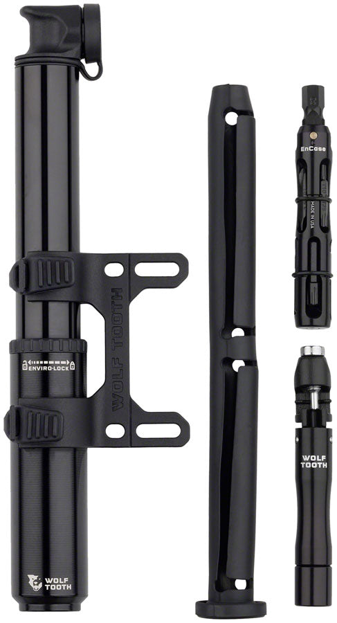 Wolf Tooth Encase Pump With Chain Tool And Tire Plug Tool 85cc
