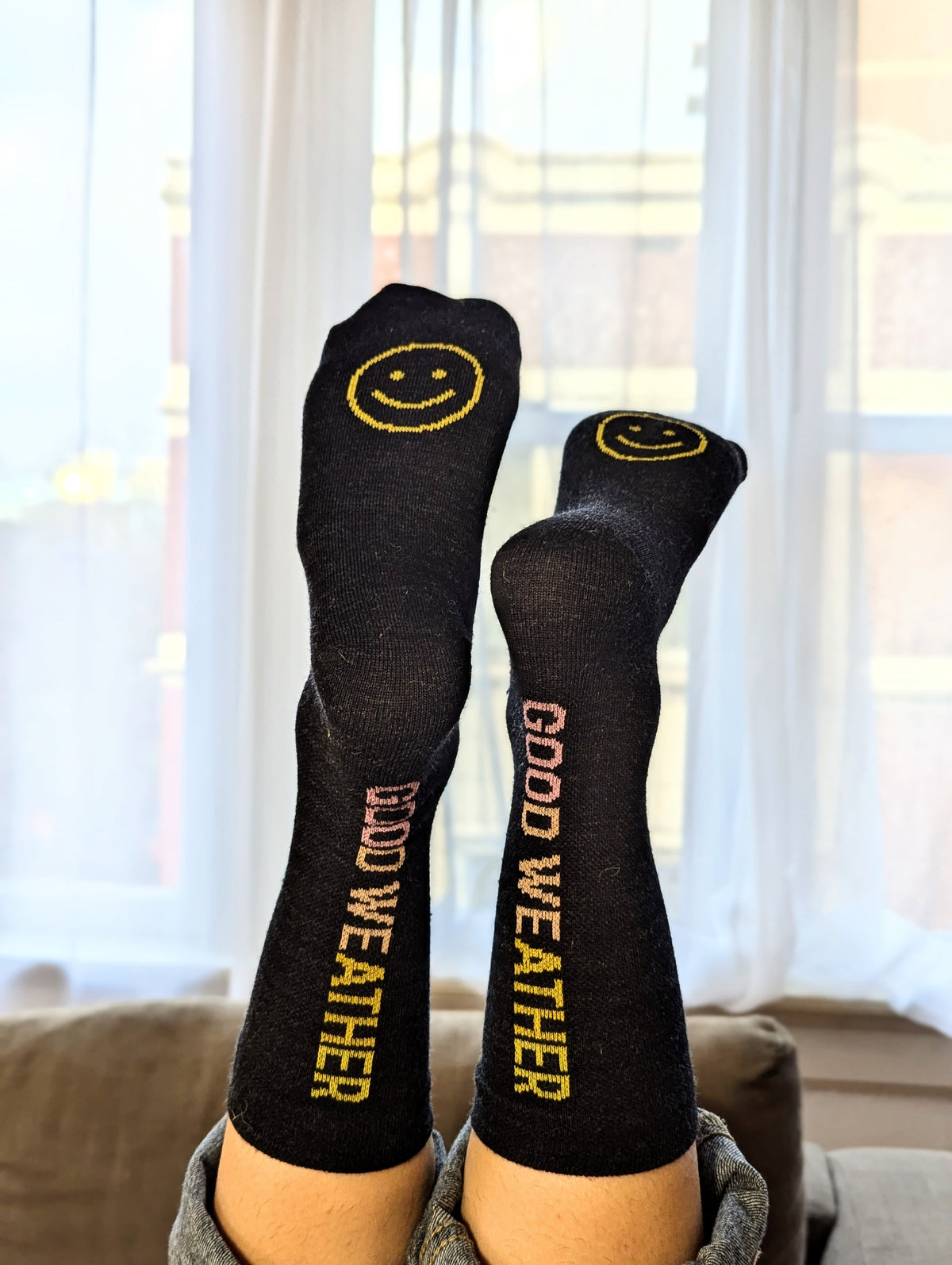 Good Weather Socks - Wooleator Smile by Defeet