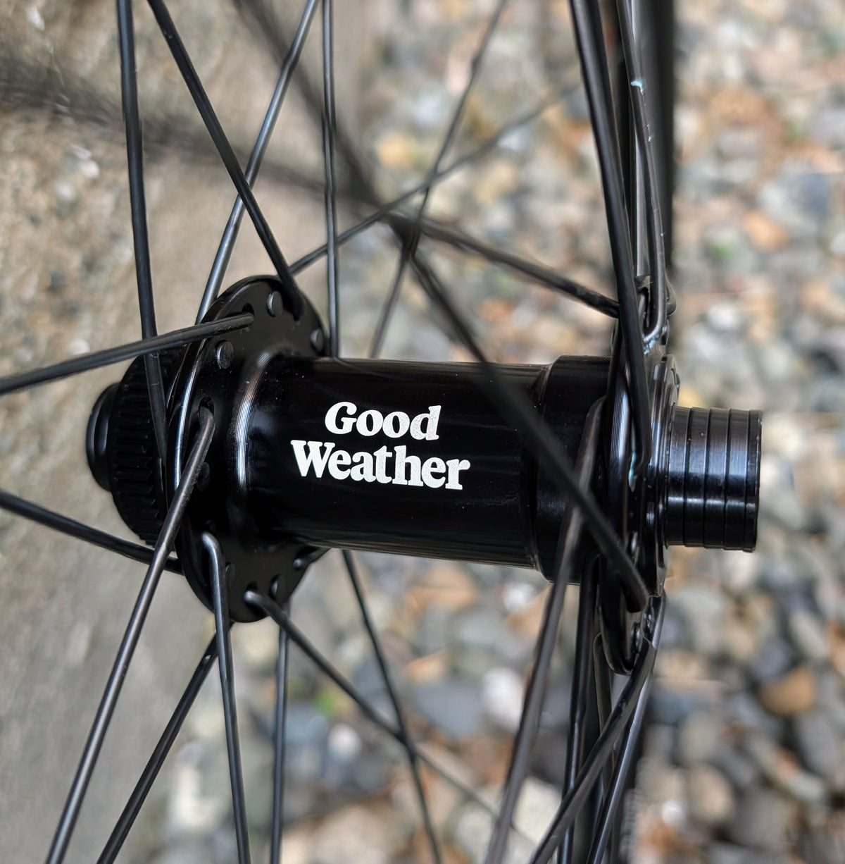 Good Weather Aluminum Front Wheel, 700c, Black Hub