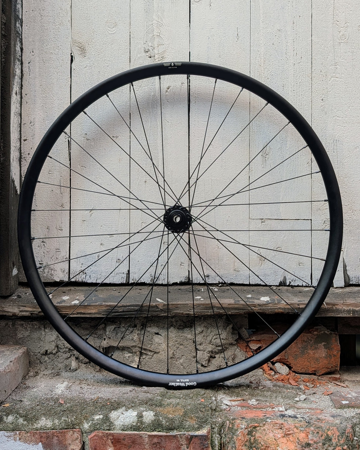 Good Weather Aluminum Front Wheel, 700c, Black Hub