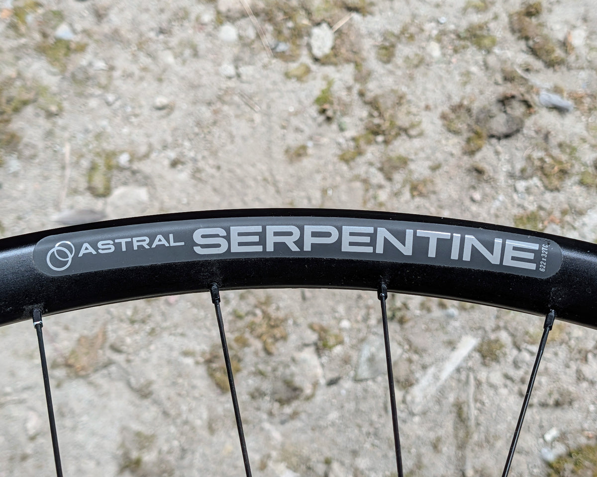 Astral Serpentine Rear Wheel, 700c, 622x32TC, XDR, Disc, Black