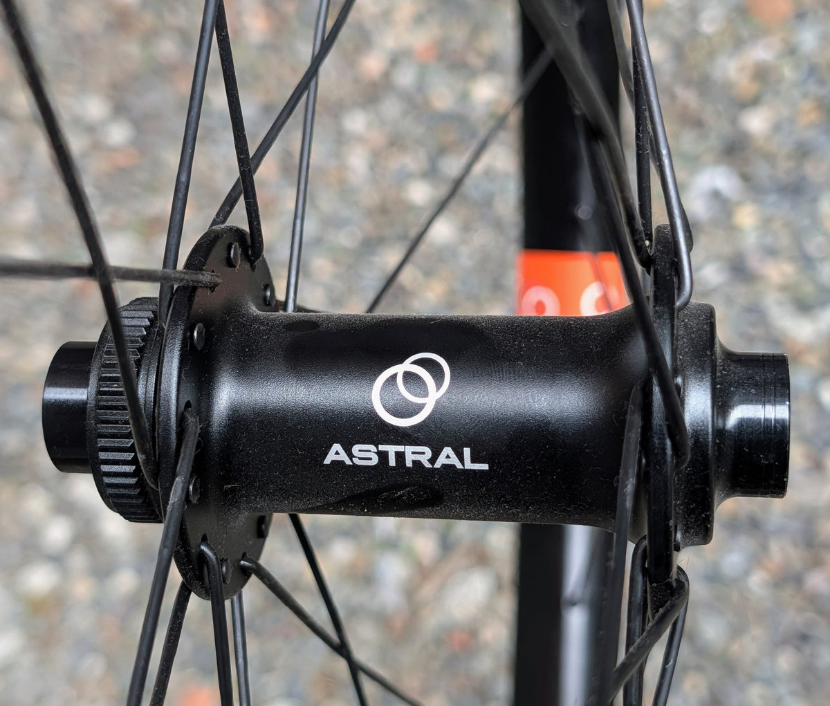 Astral Serpentine Front Wheel, 700c, 622x32TC, Disc, Black