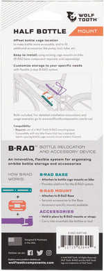 B Rad Double Barrel Bottle Cage Adapter