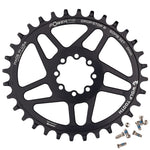 Wolf Tooth Elliptical Direct Mount Chainring 34t SRAM 8-Bolt 3mm Offset Drop-Stop B
