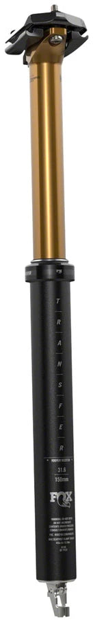 Fox Transfer Factory Dropper Seatpost, 31.6mm, 175mm Drop, Internal Routing, Kashima