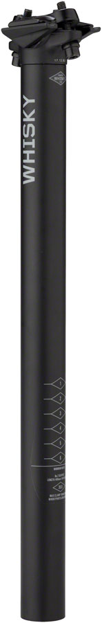 Whisky No.7 Alloy Seatpost 30.9 X 400mm, 0mm Offset, Matte Black