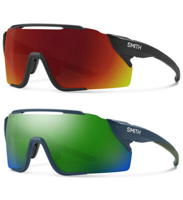 Smith Attack MAG MTB Sunglasses Matte Stone, 99 ChromaPop Green