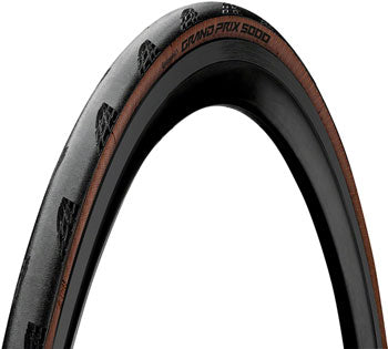 Continental Grand Prix 5000 Tire - 700 x 25, Clincher, Folding, Black/Transparent, BlackChili, Vectran Breaker, LazerGrip, ACT(25% Off)