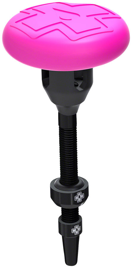 Muc-Off Stealth Tubeless Tag Holder Kit - Includes (2) 44mm V2 Tubeless Valves Black