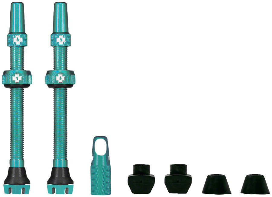Muc Off V2 Tubeless Valve Kit 60mm | Teal Pair