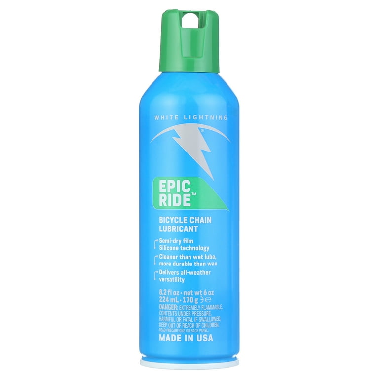 White Lightning Epic Ride | 6 Oz Lubricant Spray