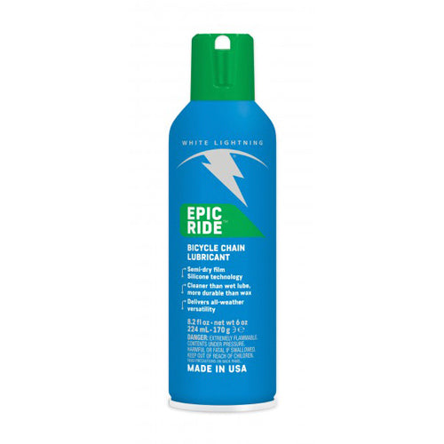 White Lightning Epic Ride | 6 Oz Lubricant Spray