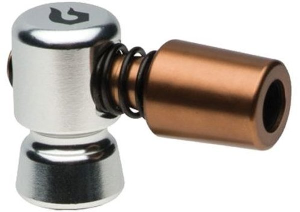 Blackburn Wayside Co2 Thread On Inflator Metallic Silver