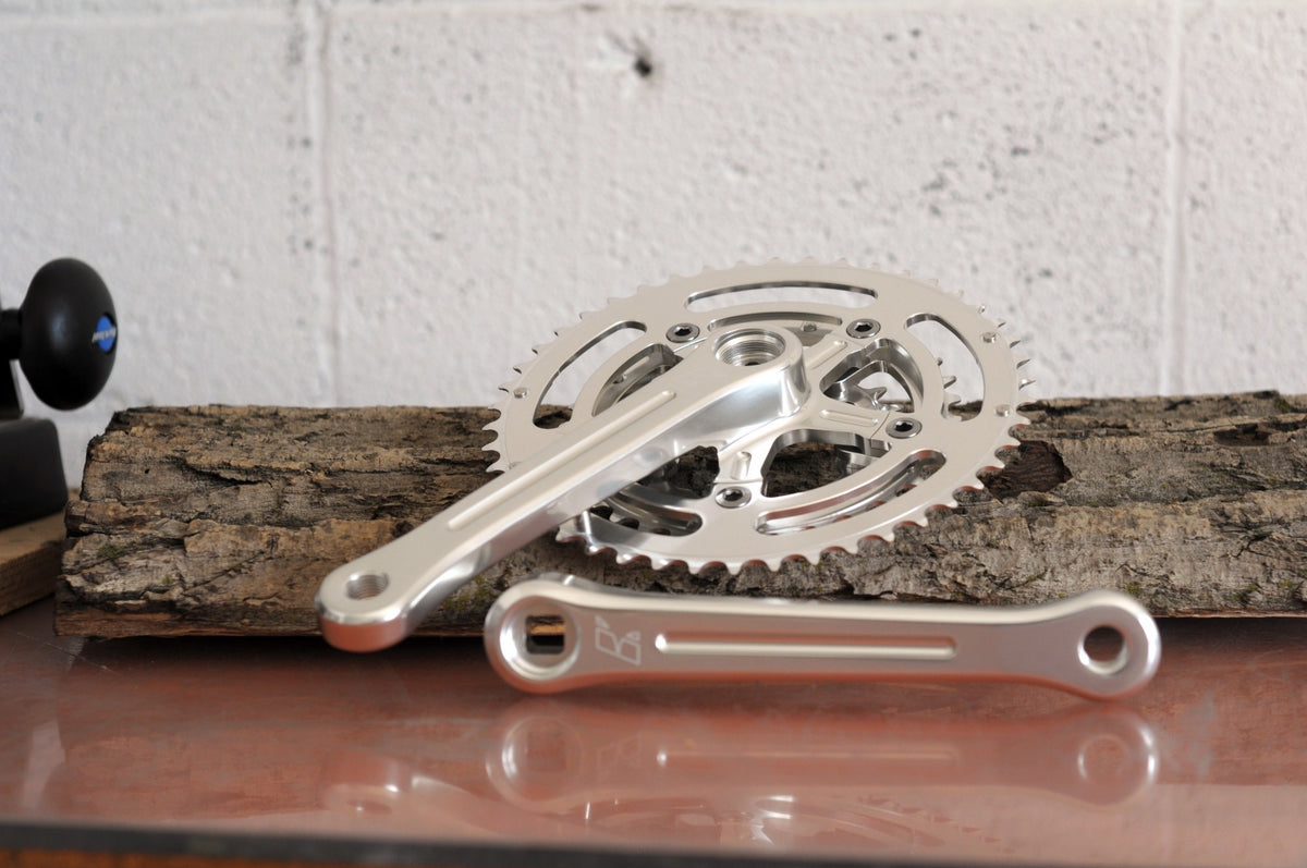 Ird Defiant Double Crankset 46/30 T 170mm Silver– Good Weather