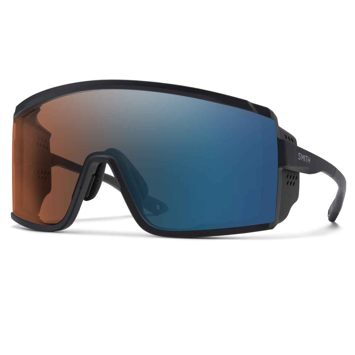 Smith Pursuit Sunglasses, Matte Black, ChromaPop Glacier