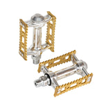 MKS Sylvan Stream Pedals, Raw Brass (Circles Edition)