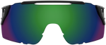 Smith Attack MTB Replacement Lens, Matte Black, ChromaPop Green Mirror