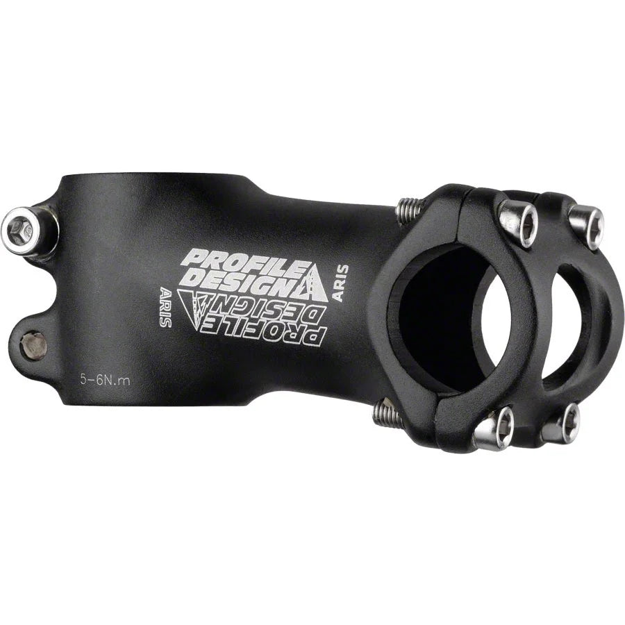 Profile Design Aris Stem, 80mm, 83/97 deg, 26.0mm Clamp, Black